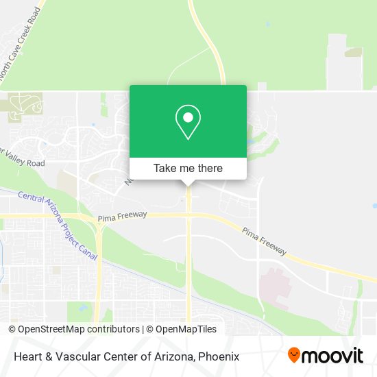 Mapa de Heart & Vascular Center of Arizona