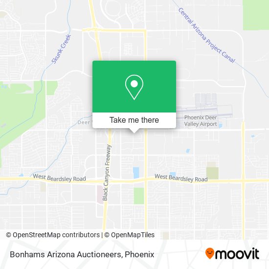 Bonhams Arizona Auctioneers map