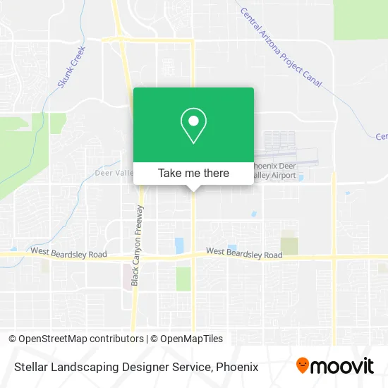 Stellar Landscaping Designer Service map