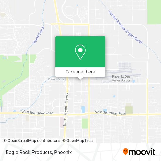 Eagle Rock Products map