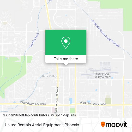 Mapa de United Rentals Aerial Equipment