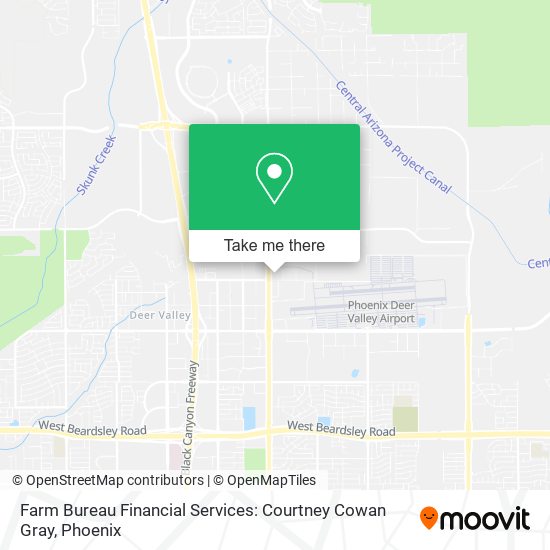 Farm Bureau Financial Services: Courtney Cowan Gray map