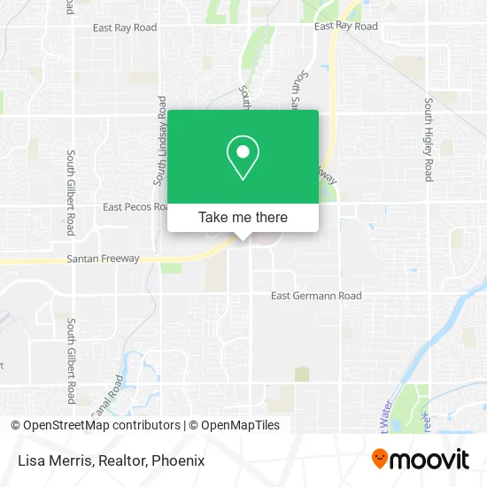 Lisa Merris, Realtor map
