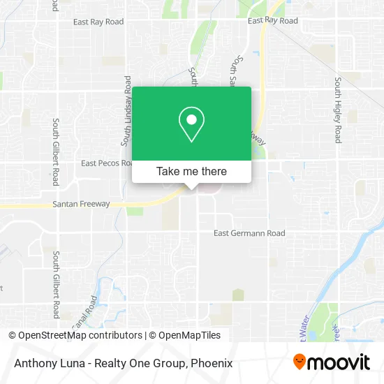 Anthony Luna - Realty One Group map