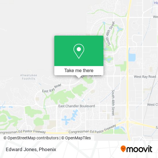 Edward Jones map