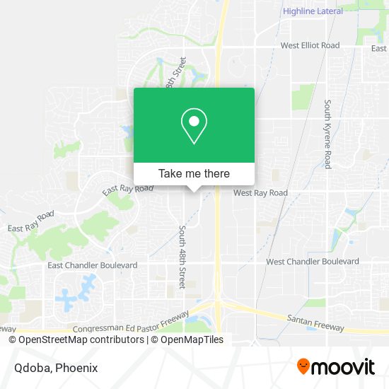 Qdoba map