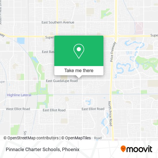 Pinnacle Charter Schools map