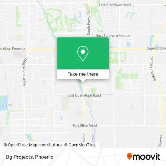 Bg Projects map