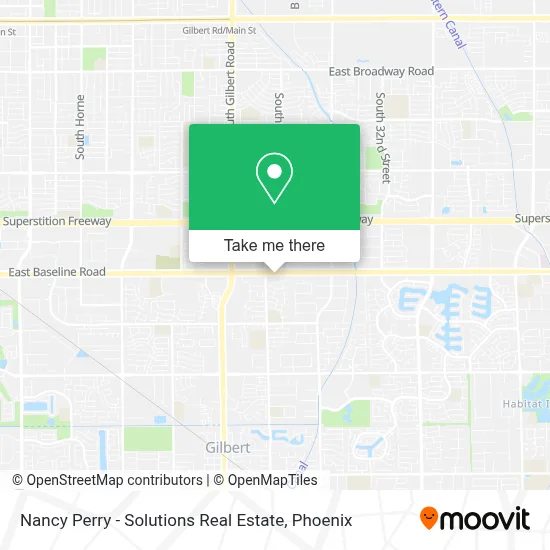Nancy Perry - Solutions Real Estate map