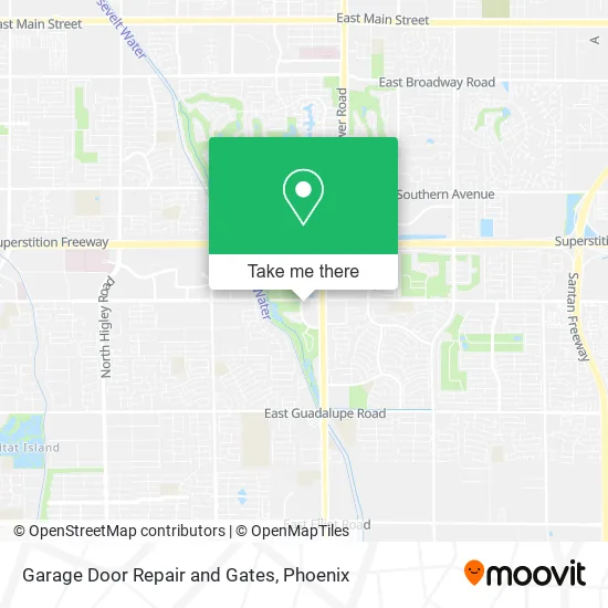 Garage Door Repair and Gates map