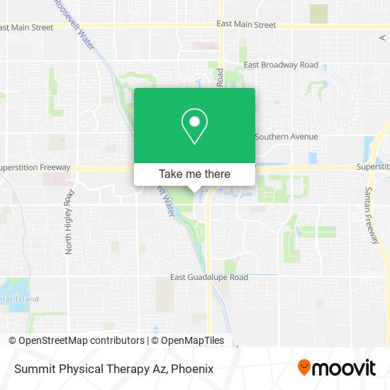 Mapa de Summit Physical Therapy Az