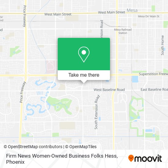 Firm News Women-Owned Business Folks Hess map