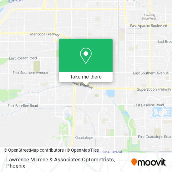 Lawrence M Irene & Associates Optometrists map
