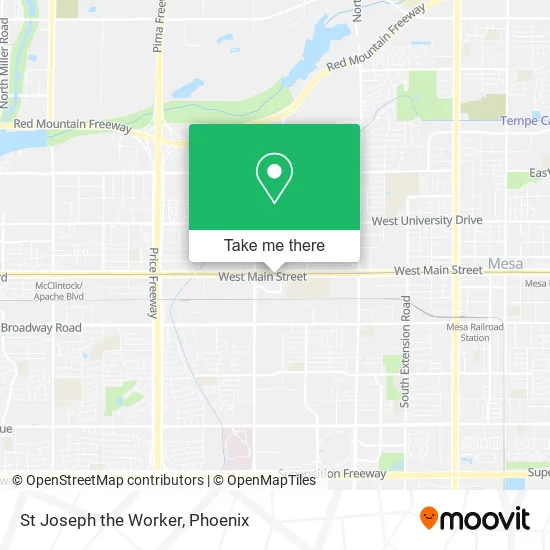 St Joseph the Worker map
