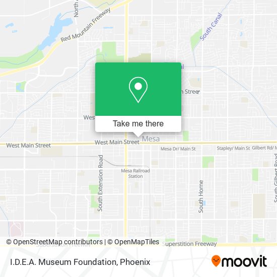 I.D.E.A. Museum Foundation map