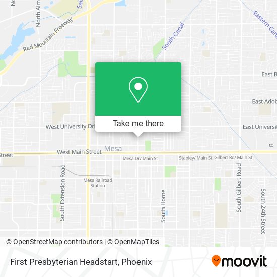 First Presbyterian Headstart map