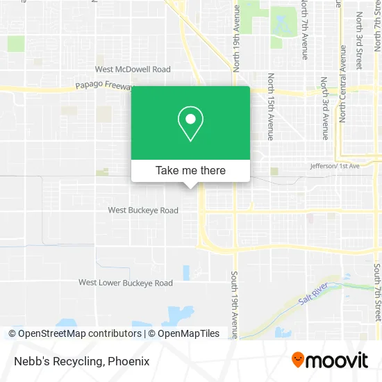 Nebb's Recycling map