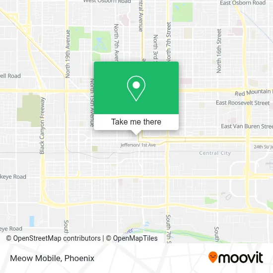 Meow Mobile map