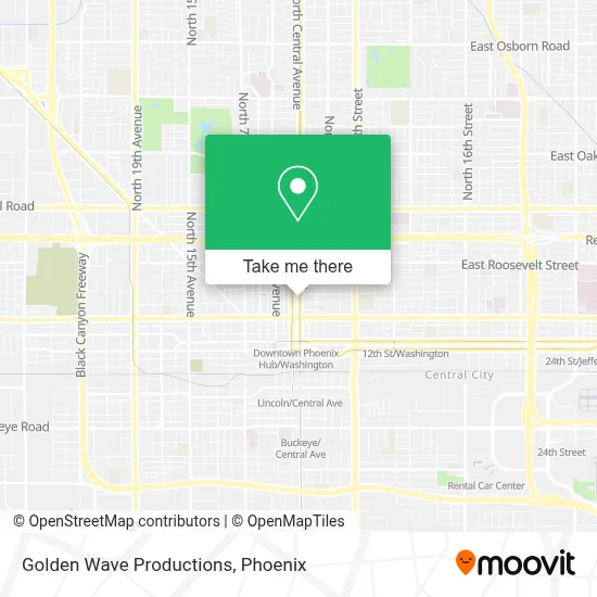 Golden Wave Productions map