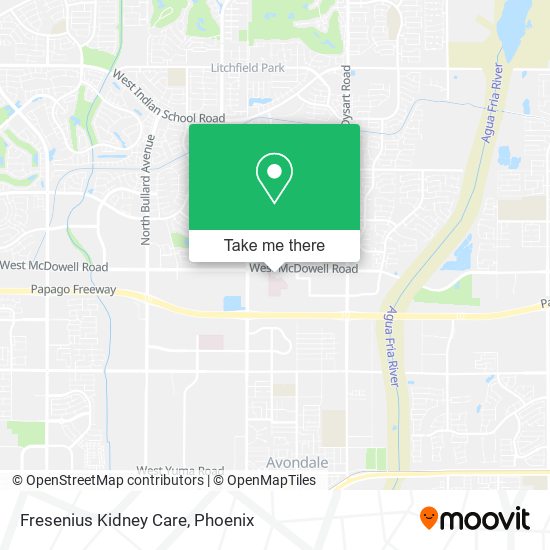 Mapa de Fresenius Kidney Care