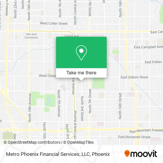 Metro Phoenix Financial Services, LLC map