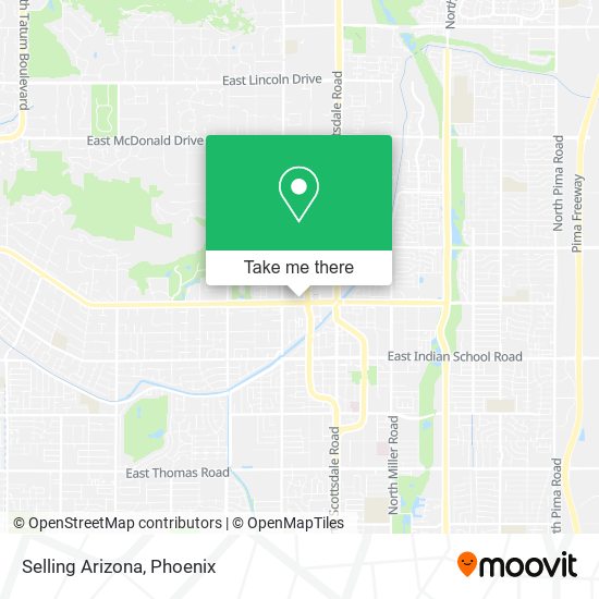 Mapa de Selling Arizona