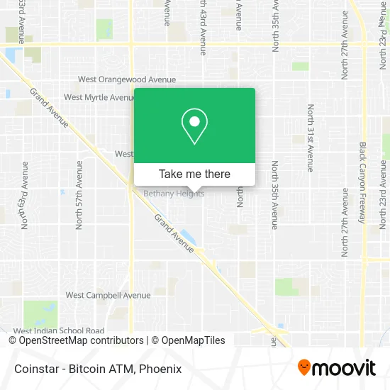 Coinstar - Bitcoin ATM map