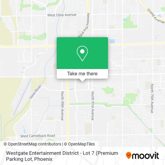 Mapa de Westgate Entertainment District - Lot 7