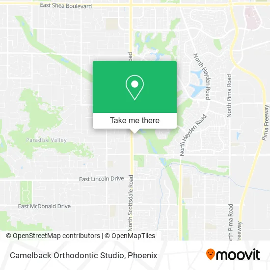 Camelback Orthodontic Studio map