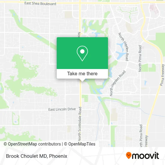 Brook Choulet MD map