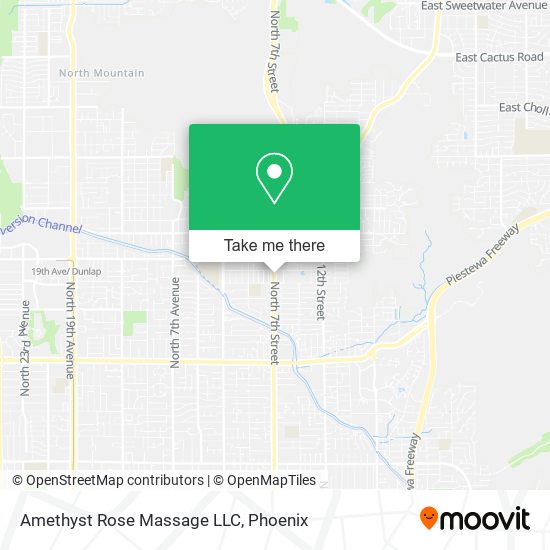 Amethyst Rose Massage LLC map