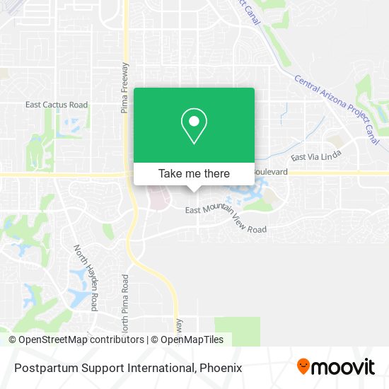 Postpartum Support International map