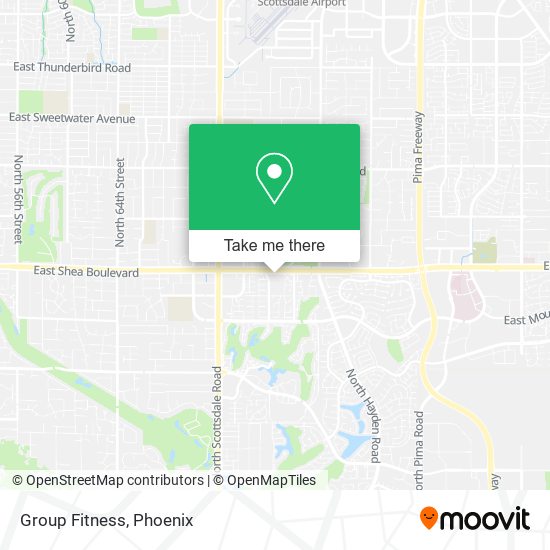 Group Fitness map