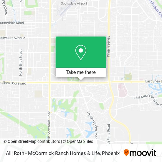 Alli Roth - McCormick Ranch Homes & Life map