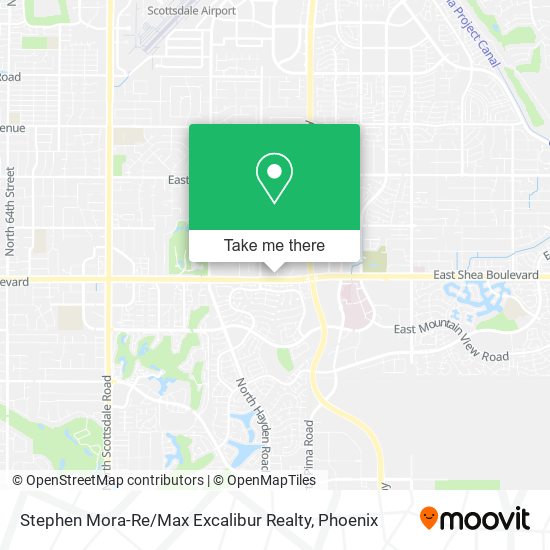 Stephen Mora-Re / Max Excalibur Realty map