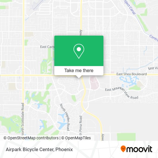 Airpark Bicycle Center map