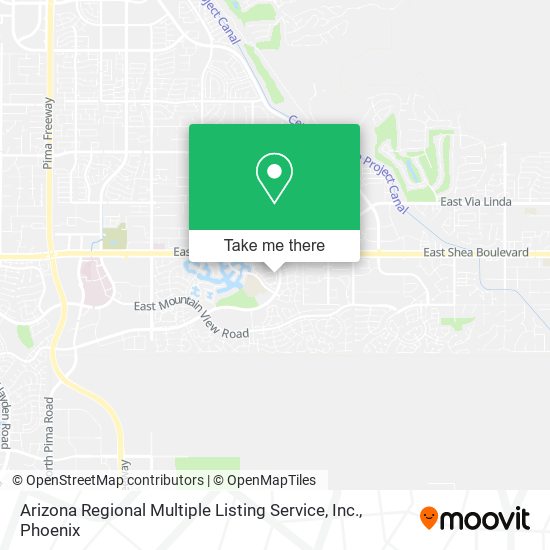 Arizona Regional Multiple Listing Service, Inc. map