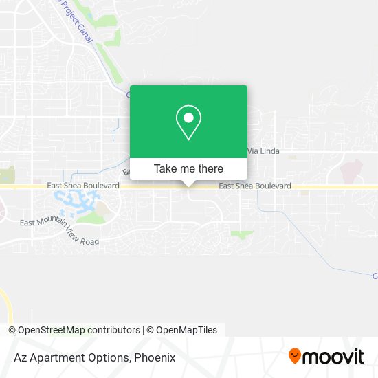 Az Apartment Options map