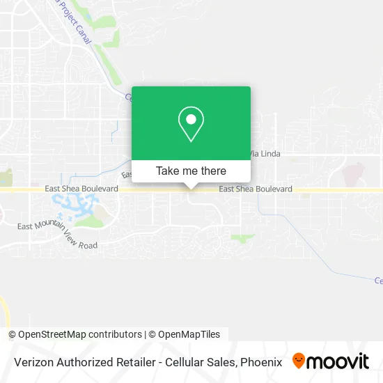 Verizon Authorized Retailer - Cellular Sales map