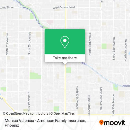 Monica Valencia - American Family Insurance map