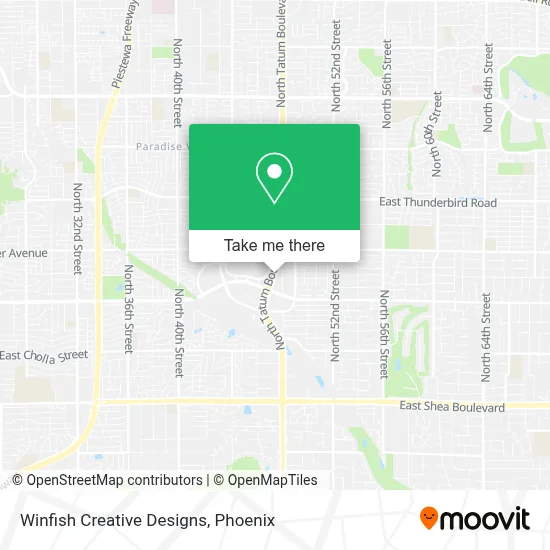 Winfish Creative Designs map