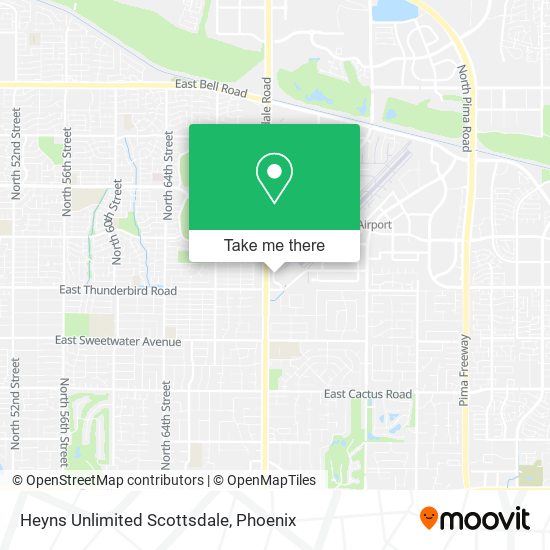 Heyns Unlimited Scottsdale map