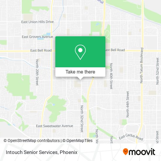 Intouch Senior Services map