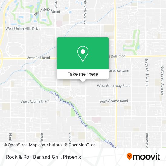 Rock & Roll Bar and Grill map