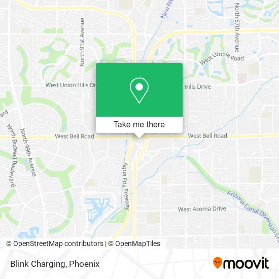 Blink Charging map