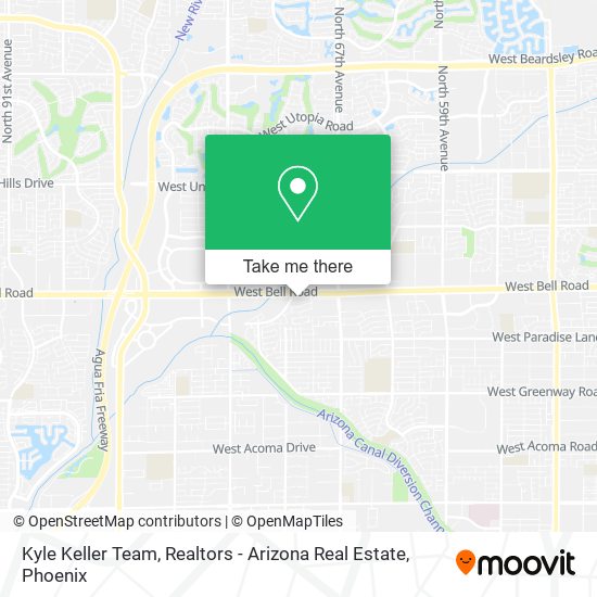 Kyle Keller Team, Realtors - Arizona Real Estate map