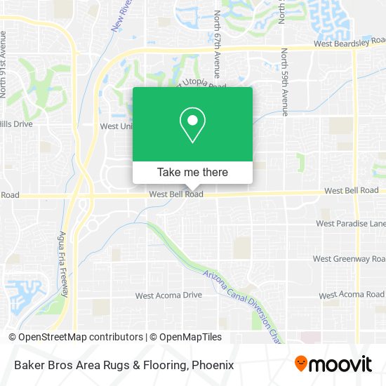 Baker Bros Area Rugs & Flooring map