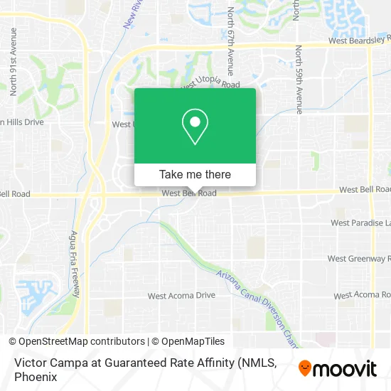 Victor Campa at Guaranteed Rate Affinity map