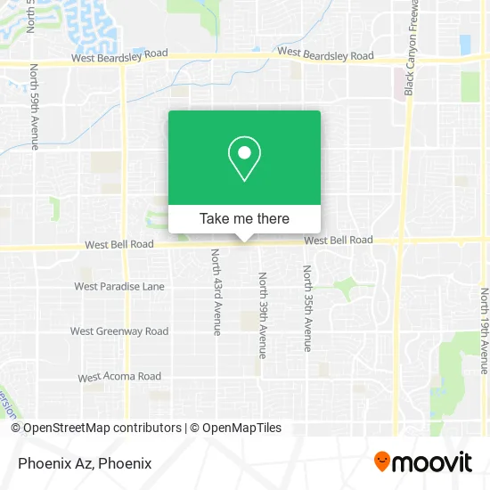 Phoenix Az map
