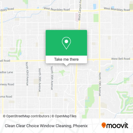 Mapa de Clean Clear Choice Window Cleaning